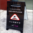 Caution Uneven Floor -Black color